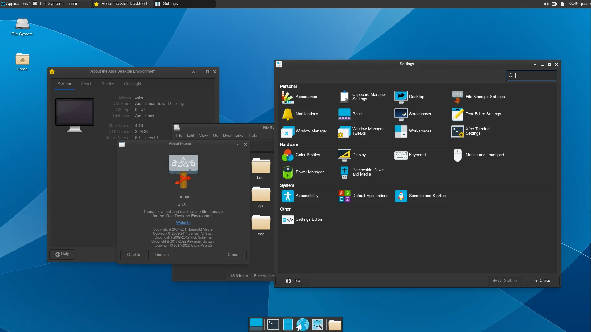 Arch Linux Screenshot 1