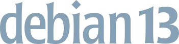Debian 13 Swirl Logo