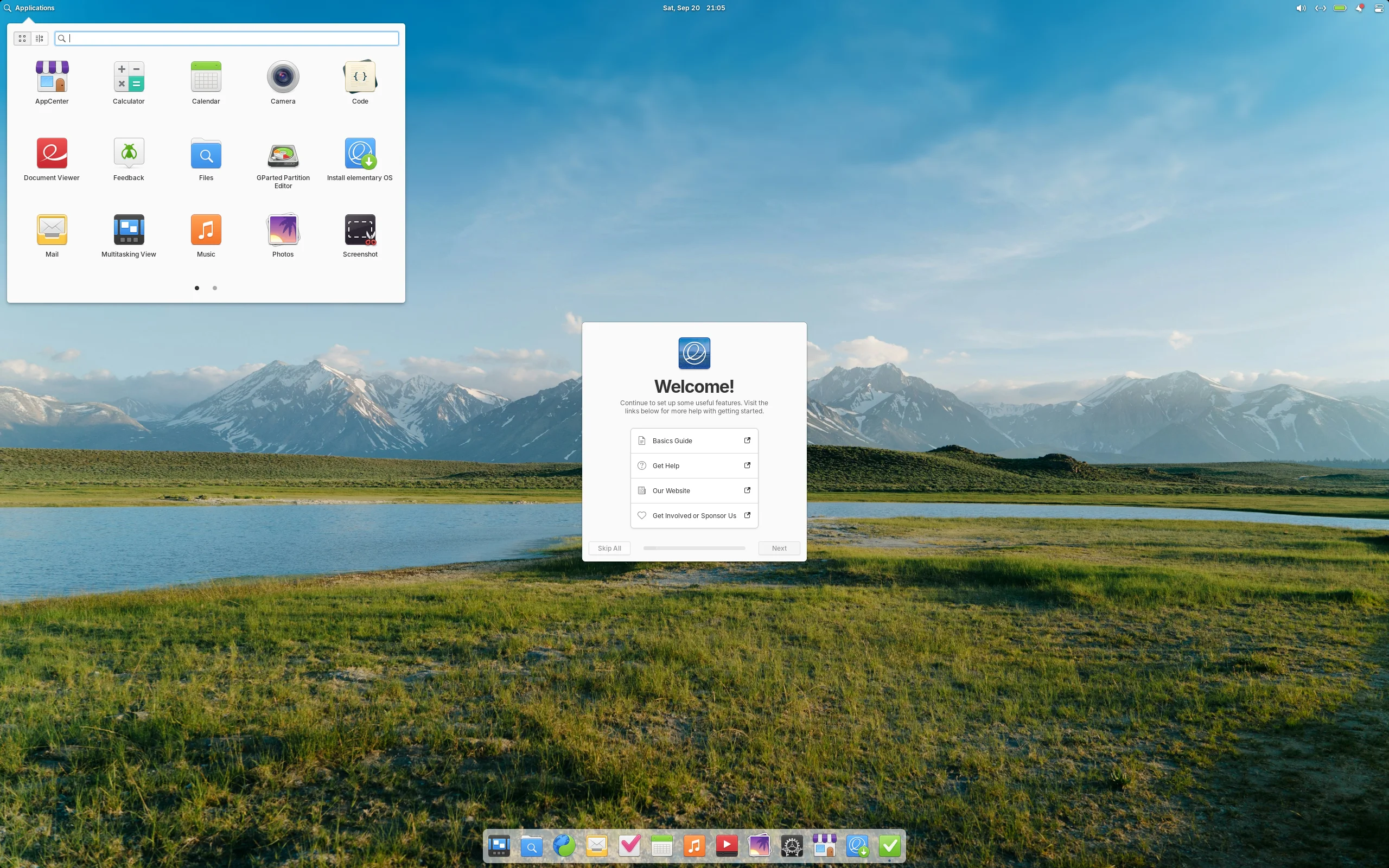 elementary OS Screenshot 1
