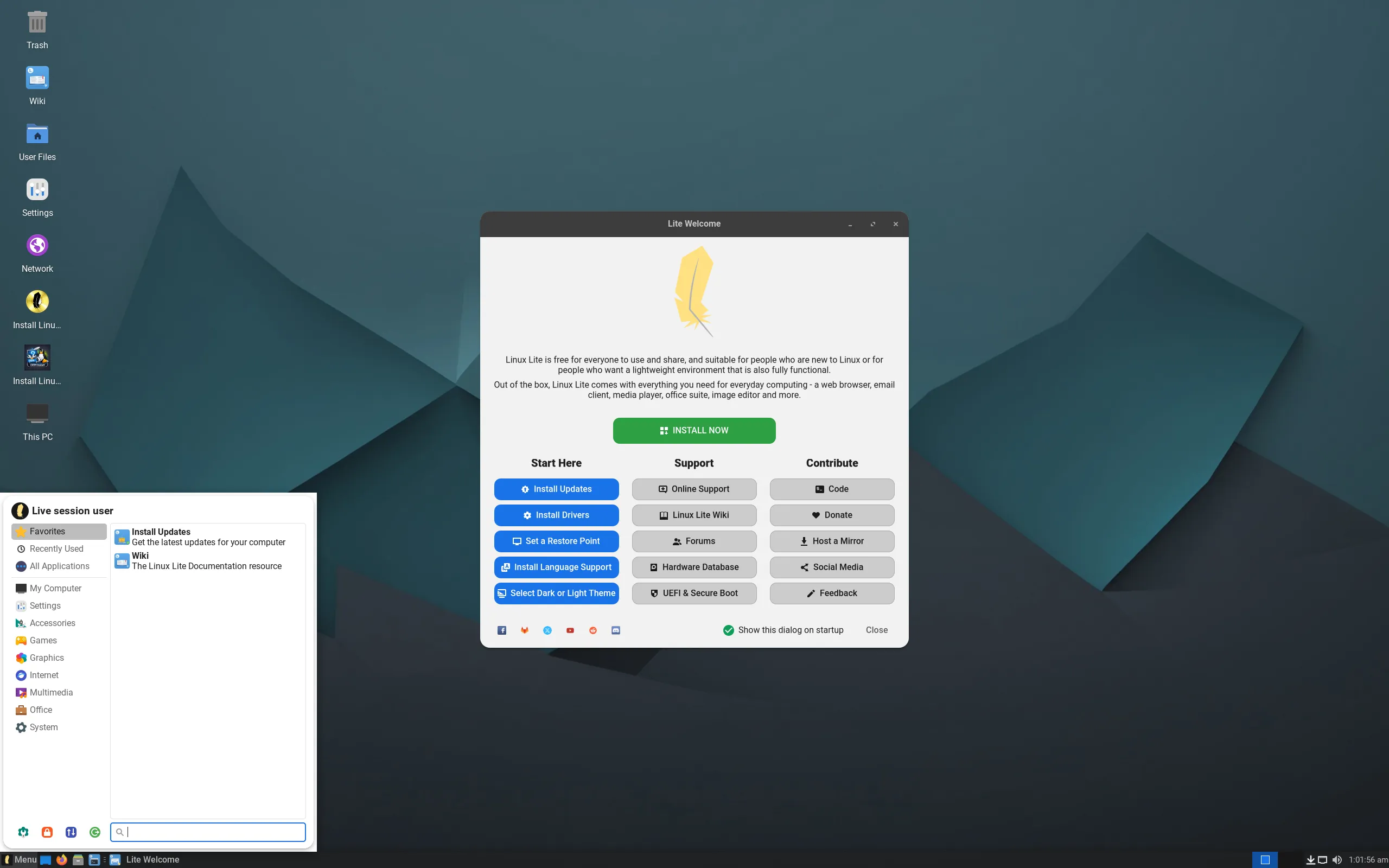 Linux Lite Screenshot 1